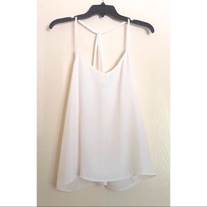 Abercrombie & Fitch White Tank Top